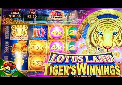 Lotus Land Tiger’s Winnings BIG WIN BONUSES!!! 1c Konami Slots