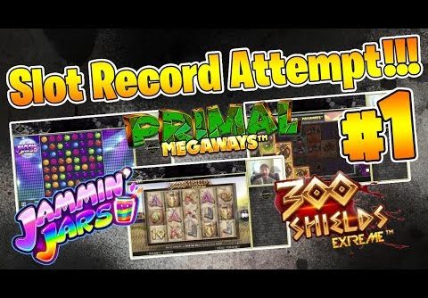 Slot Record Attempt Series Nº1 🔴 🟠 🟣  Jammin’ Jars, Primal  and Roulette!