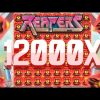 INSANE 12000X WIN ON THE REAPERS SLOT!! (Super Lucky)