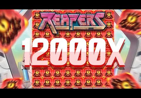 INSANE 12000X WIN ON THE REAPERS SLOT!! (Super Lucky)