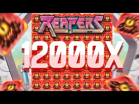 INSANE 12000X WIN ON THE REAPERS SLOT!! (Super Lucky)