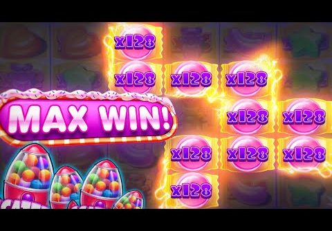 I GOT A MAX WIN ON SUGAR RUSH! (BIGGEST WIN EVER)