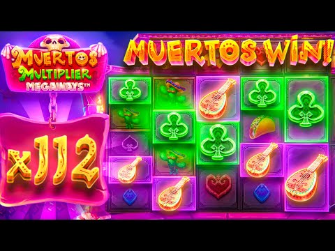 HUGE MULTI ON MUERTOS MULTIPLIER MEGAWAYS SLOT!! (Bonus buys)