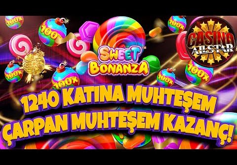 Sweet Bonanza | 1240 KATIYLA EFSANE ÖTESİ KAZANÇ | BIG WIN #sweetbonanzarekor #bigwin #slot