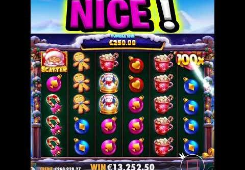 LAST SPIN MEGA BIG WIN 🤑 100X MAX MULTIPLIER 🔥 SANTA’S GREAT GIFT SLOT‼️ #shorts