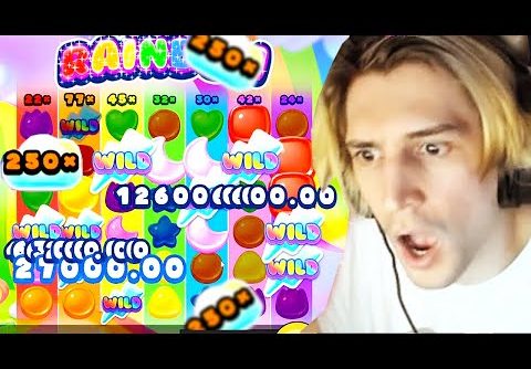 XQC BREAKS HIS OWN SLOT RECORD WIN ON THIS ONE DOUBLE RAINBOW BONUS!