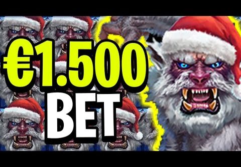 €1.500 MAX BET 🤑 SUPER SPINS 90K YETI SLOT‼️