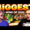 BIGGEST SLOT WINS OF 2022! (Insane Wins Only)