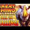 MY LUCKIEST ALL IN GREAT RHINO MEGAWAYS PAY HUGE PROFIT!!