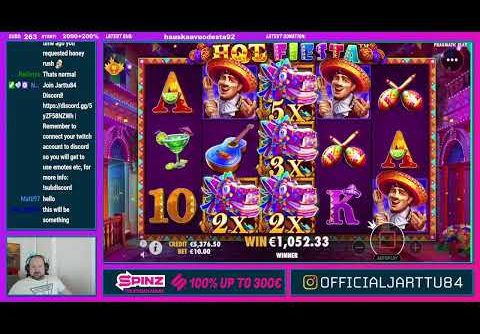 Great Win!! Super Nice Bonus From Hot Fiesta Slot!!