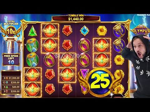 GATES OF OLYMPUS🔱 HIT CROWNS hit X 25 MULTIPLIER – BONUS BUY BIG WIN CASINO SLOT ONLINE GAME