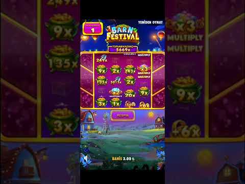 Slot Kazançları Part 3 – Barn Festival İnanılmaz Max Win – 20000x #slot #bigwin