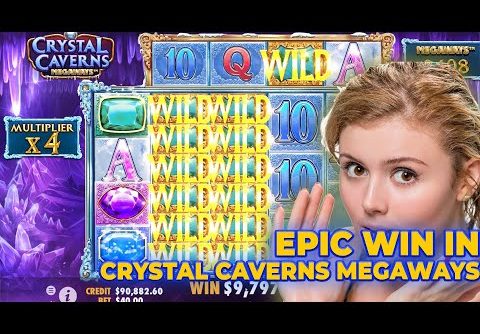 Crystal Caverns Megaways Slot Epic Win x505