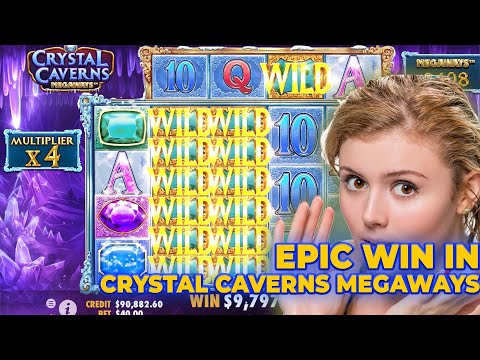 Crystal Caverns Megaways Slot Epic Win x505