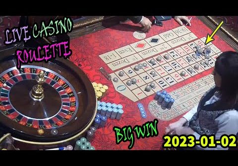 🚨BiG Win In Table Roulette Night Sunday Live In Las Vegas casino Session Exclusive 🎰🎄✔️ 2023-01-02