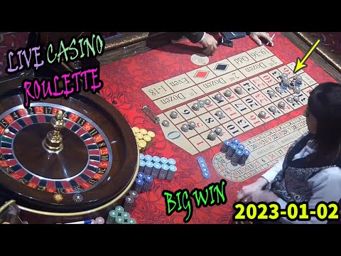 🚨BiG Win In Table Roulette Night Sunday Live In Las Vegas casino Session Exclusive 🎰🎄✔️ 2023-01-02