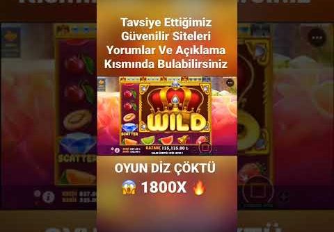 JuicyFruits l Yeter Dedikçe Verdi 1800x – Big Win #shorts #slotvideoları  #slot