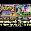 Rembrandt Riches and Secrets of the Forest Slots for Throwback Thursday! More New To Me IGT in Vegas