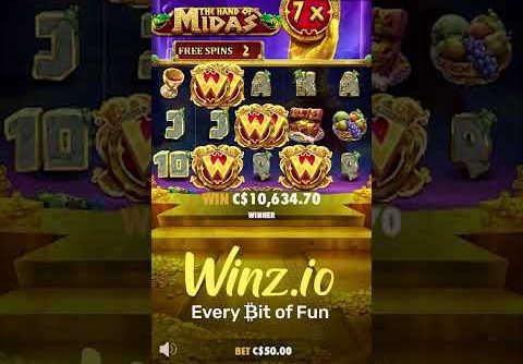 Mega $12,024 Win in The Hand of Midas Slot by Pragmatic Play