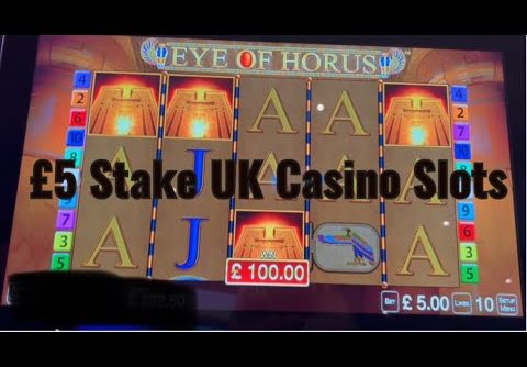 UK Casino Slots from Leeds – £1,000 Vs Eye of Horus at £5 Stake . Very Bonus Happy! Profit or loss?