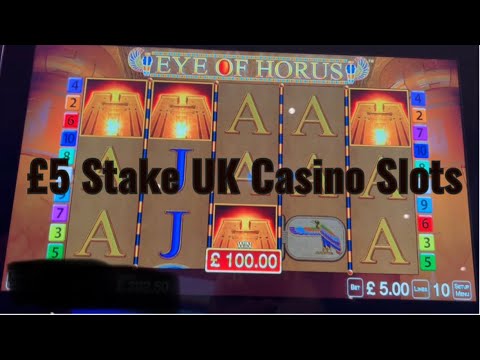 UK Casino Slots from Leeds – £1,000 Vs Eye of Horus at £5 Stake . Very Bonus Happy! Profit or loss?
