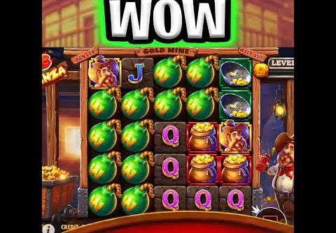 BOMB BONANZA SLOT MEGA WIN €125 MAX BET SO MANY WILDS WOW #shorts