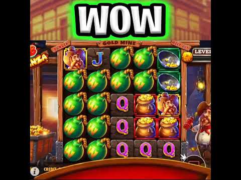 BOMB BONANZA SLOT MEGA WIN €125 MAX BET SO MANY WILDS WOW #shorts