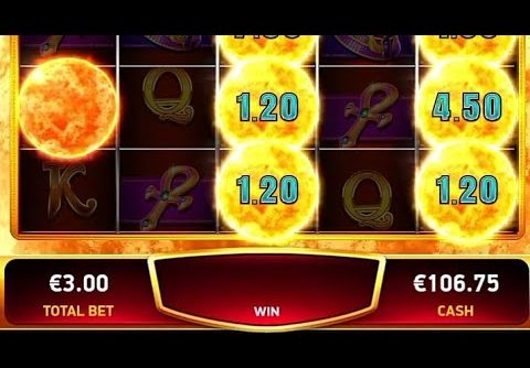 Slot EGYPTIAN SUN bet 3€ Super Mega Win