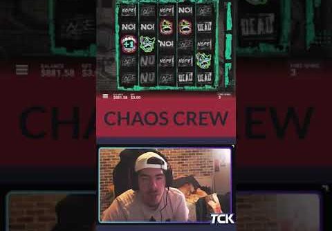 INSANE BIGGEST WIN!  1892X on CHAOS CREW BUY Slot by LiveTCK! #gambling #slots #bigwin