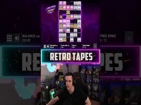 Record Win on Retro Tapes Slot! Biggest Win from 1000x