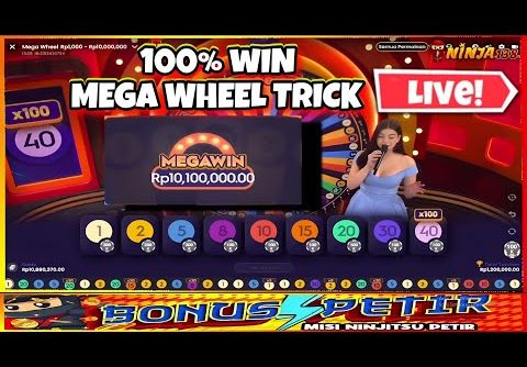 🔴LIVE CASINO HARI INI  ‼️ MEGA WHEEL TRICKS ‼️ LIVE SLOT GACOR HARI INI