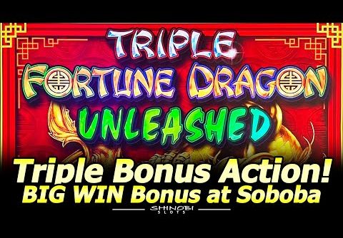 Triple Fortune Dragon Unleashed Slot Machine – Triple Bonus Action at Soboba Casino!