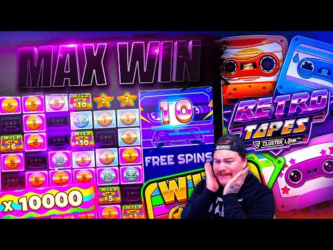 New Slot! Retro Tapes Big Wins!! 🚨🚨 MAX WIN ALERT 🚨🚨