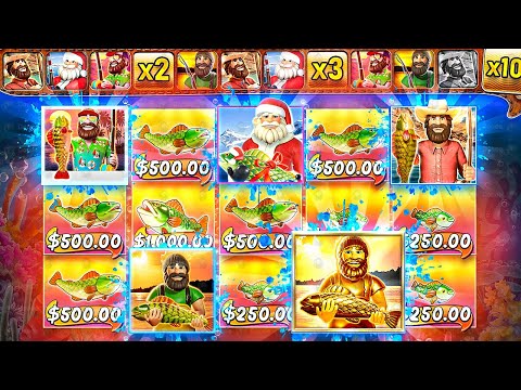 SENDING 100 SPINS On EVERY BIG BASS SLOT!! RARE GOLDEN OLAF HIT!!