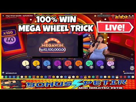 🔴LIVE CASINO HARI INI  ‼️ MEGA WHEEL TRICKS ‼️ LIVE SLOT GACOR HARI INI