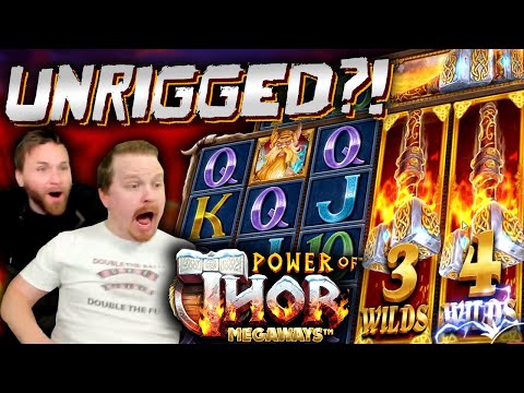 UNRIGGED?! Big Win on Power of Thor Megaways