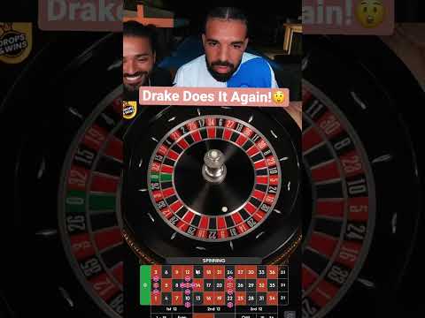 Drake Does It Again On Roulette! #drake #roulette #bigwin #casino