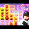 I GET A NEW BIGGEST WIN ON SUGAR RUSH!!… HUGE MULTI CLUSTERS!! (Bonus Buys)