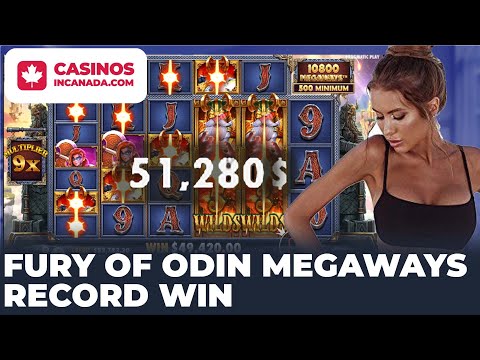 Big Win! Fury of Odin Megaways Slot Record WIn 51280$