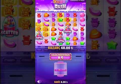 Bu Kadar Çarpanı Görmedin II  Sugar Rush Big Win Slot İzle – #slot #sugarrush #casino