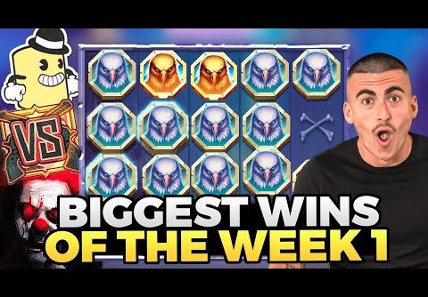 BIGGEST WINS OF THE WEEK 1 || NEW GAME PAYS US INSANE!