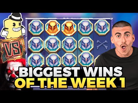 BIGGEST WINS OF THE WEEK 1 || NEW GAME PAYS US INSANE!