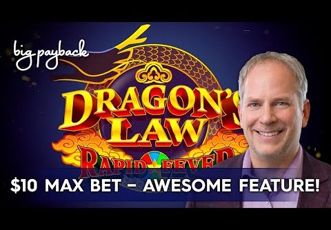AWESOME WIN & RETRIGGER! Dragon’s Law Rapid Fever Slot – LOVED IT!