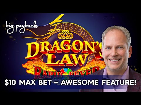 AWESOME WIN & RETRIGGER! Dragon’s Law Rapid Fever Slot – LOVED IT!