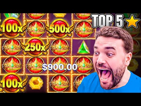 TOP 5 RECORD MAX WINS ON SLOTS! GATES OF OLYMPUS, 5 LIONS MEGAWAYS & MORE!