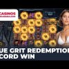 Big Win! True Grit Redemption Slot Record WIn x20220