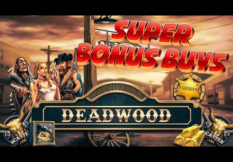 *SUPER BONUS BUYS* ON DEADWOOD SLOT BUT CAN WE GET A BIG WIN? 🎰🎰