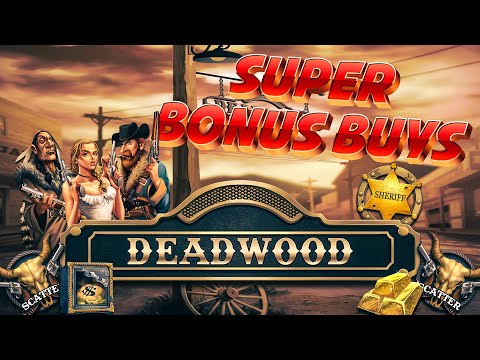 *SUPER BONUS BUYS* ON DEADWOOD SLOT BUT CAN WE GET A BIG WIN? 🎰🎰