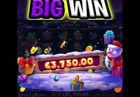 Santa’s Great Gift Slot 🎁 Max 100X Multiplier 🔥 One Spin Mega Big Win‼️ #shorts