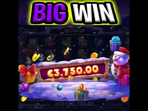 Santa’s Great Gift Slot 🎁 Max 100X Multiplier 🔥 One Spin Mega Big Win‼️ #shorts